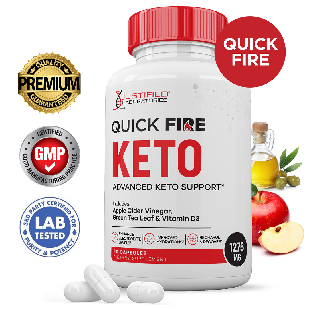Quick Fire Keto ACV Pills 1275MG