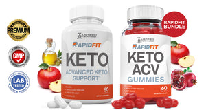 Rapid Fit Keto ACV Gummies + Pills Bundle