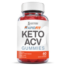 Load image into Gallery viewer, front facing of RapidFit Keto ACV Gummies