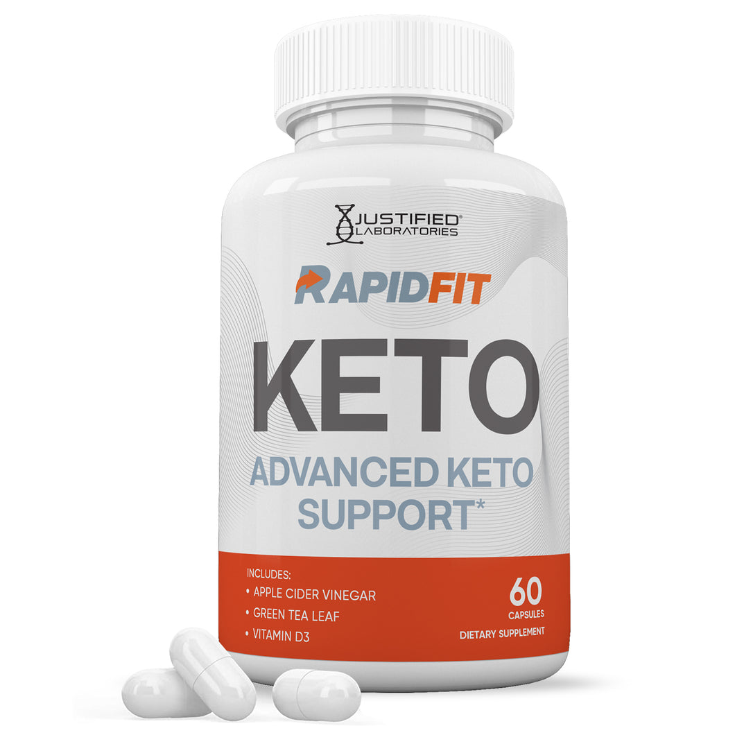 1 bottle of Rapid Fit Keto ACV Pills 1275MG