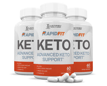 Cargar imagen en el visor de la Galería, 3 bottles of Rapid Fit Keto ACV Pills 1275MG