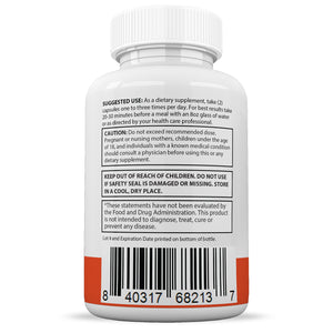 Suggested Use and warnings of Rapid Fit Keto ACV Pills 1275MG