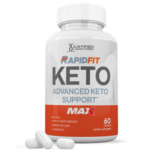 Load image into Gallery viewer, 1 bottle of Rapid Fit Keto ACV Max Pills 1675MG