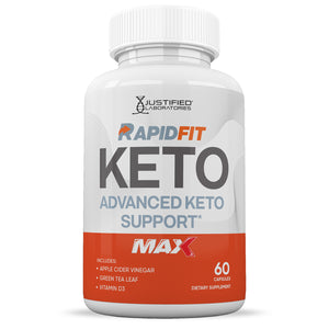 Front facing image of Rapid Fit Keto ACV Max Pills 1675MG