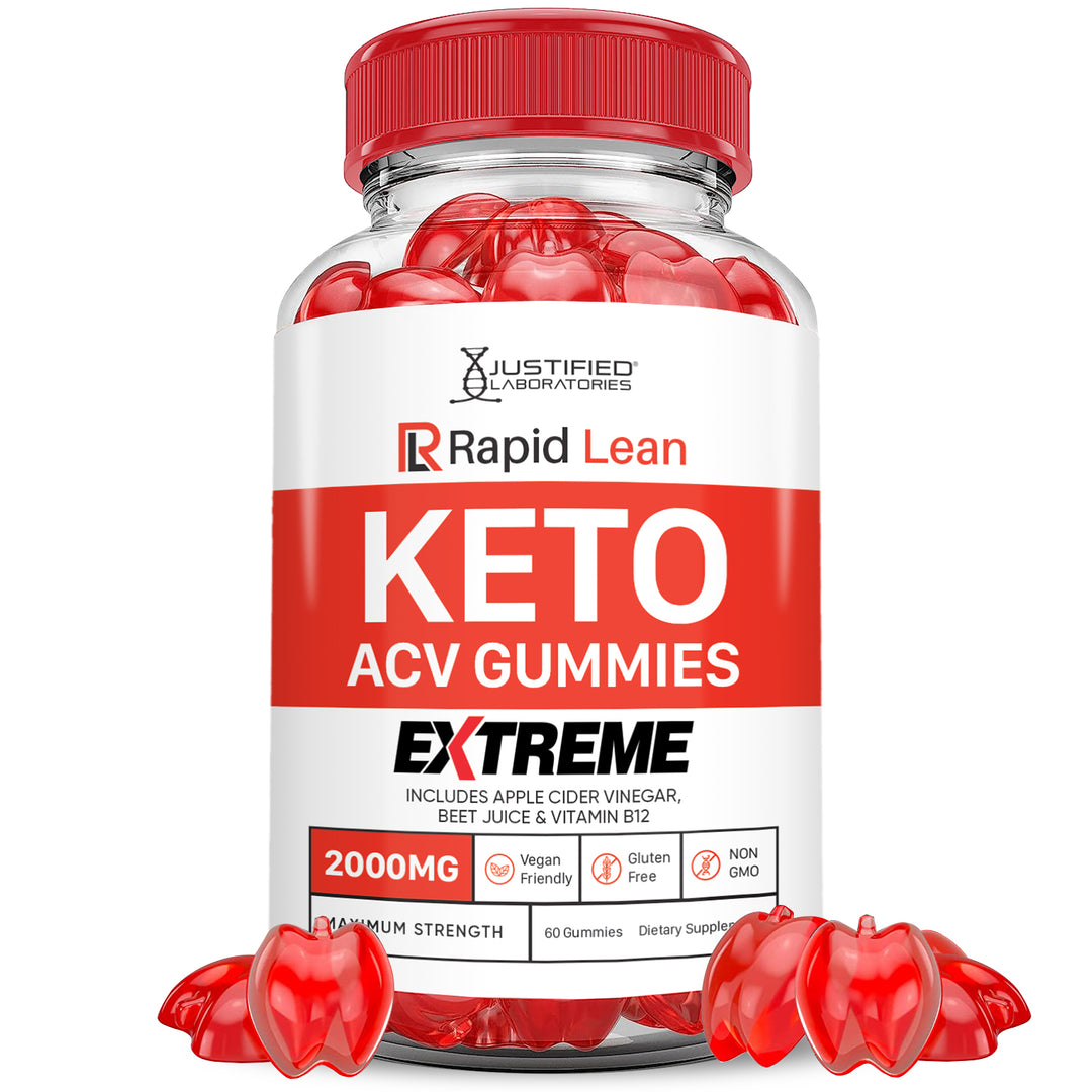 1 bottle Rapid Lean Keto ACV Gummies Extreme 2000mg