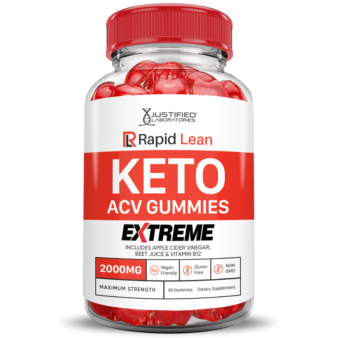 Front of Rapid Lean Keto ACV Gummies Extreme 2000mg