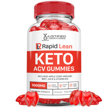 Laden Sie das Bild in den Galerie-Viewer, 1 bottle Rapid Lean Keto ACV Gummies 1000MG