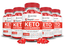 Load image into Gallery viewer, 5 bottles Rapid Lean Keto ACV Gummies 1000MG