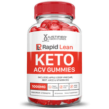 Load image into Gallery viewer, Front of Rapid Lean Keto ACV Gummies 1000MG