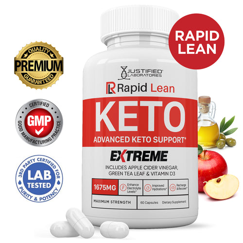 Rapid Lean Keto ACV Extreme Pills 1675MG