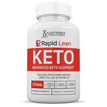 Carica l&#39;immagine nel visualizzatore di Gallery, Front of Rapid Lean Keto ACV Pills 1275MG
