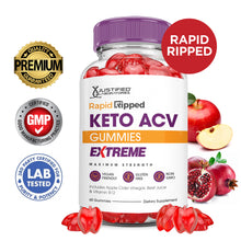 Load image into Gallery viewer, Rapid Ripped Keto ACV Gummies Extreme 2000mg