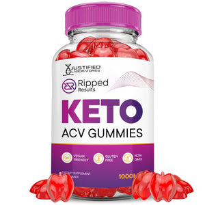 1 bottle Ripped Results Keto ACV Gummies 1000MG