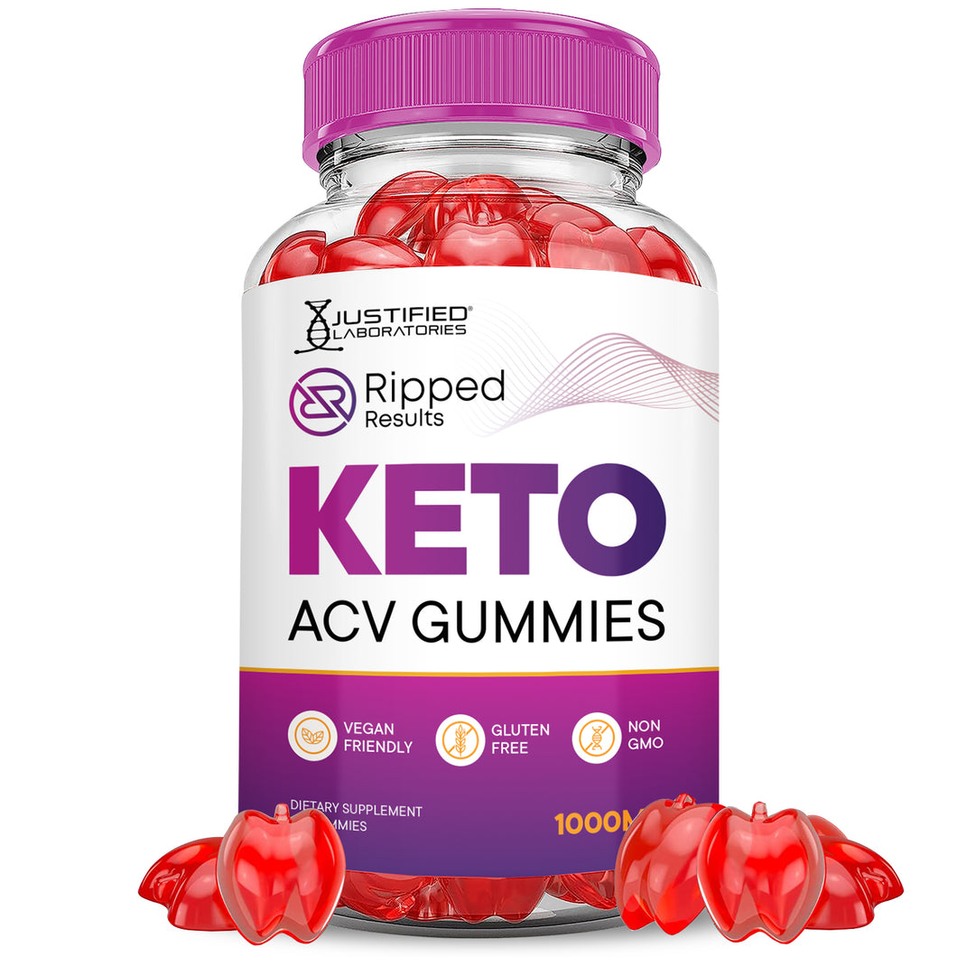 1 bottle Ripped Results Keto ACV Gummies 1000MG