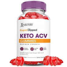 Load image into Gallery viewer, 1 bottle Rapid Ripped Keto ACV Gummies 1000MG