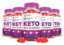 Load image into Gallery viewer, 5 bottles Ripped Results Keto ACV Gummies 1000MG
