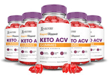 Load image into Gallery viewer, 5 bottles Rapid Ripped Keto ACV Gummies 1000MG