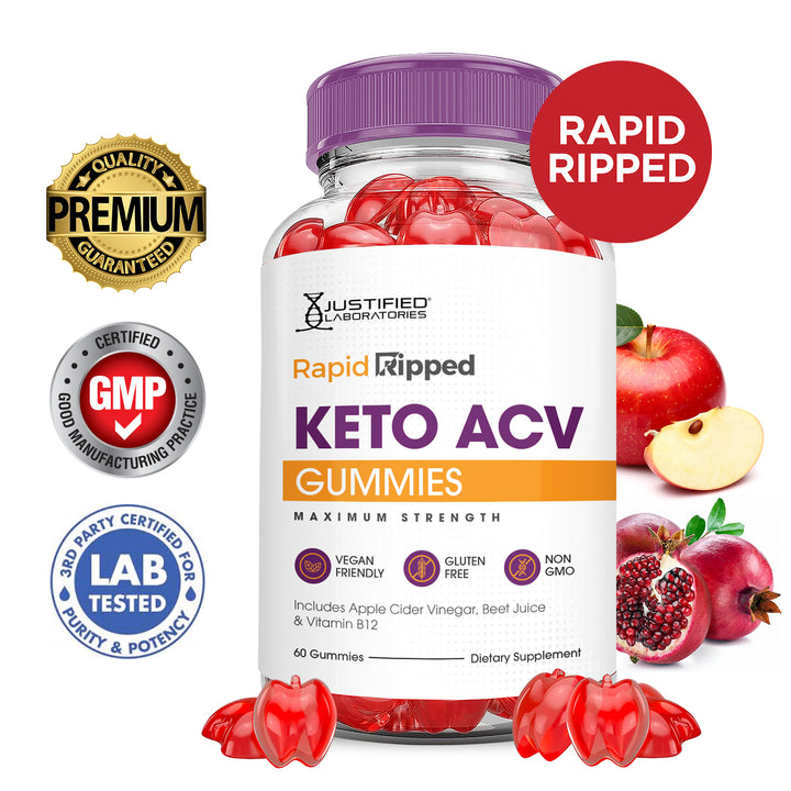 Rapid Ripped Keto ACV Gummies 1000MG