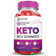 Load image into Gallery viewer, Front of Ripped Results Keto ACV Gummies 1000MG