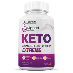 Ripped Results Keto ACV Extreme Pills 1675MG