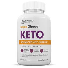 Cargar imagen en el visor de la Galería, Front of Rapid Ripped Keto ACV Pills 1275MG
