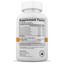 Cargar imagen en el visor de la Galería, Supplement Facts of Rapid Ripped Keto ACV Pills 1275MG