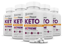 Carica l&#39;immagine nel visualizzatore di Gallery, 5 Bottles of Rapid Ripped Keto ACV Extreme Pills 1675MG