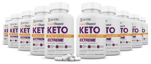 10 bottles of Rapid Ripped Keto ACV Extreme Pills 1675MG