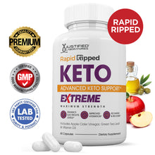 Laden Sie das Bild in den Galerie-Viewer, Rapid Ripped Keto ACV Extreme Pills 1675MG