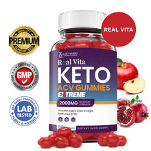 Load image into Gallery viewer, 2 x Stronger Real Vita Keto ACV Gummies Extreme 2000mg