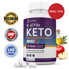 Load image into Gallery viewer, Real Vita Keto ACV Max Pills 1675MG