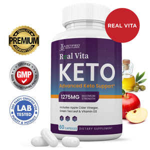 Real Vita Keto ACV Pills 1275MG