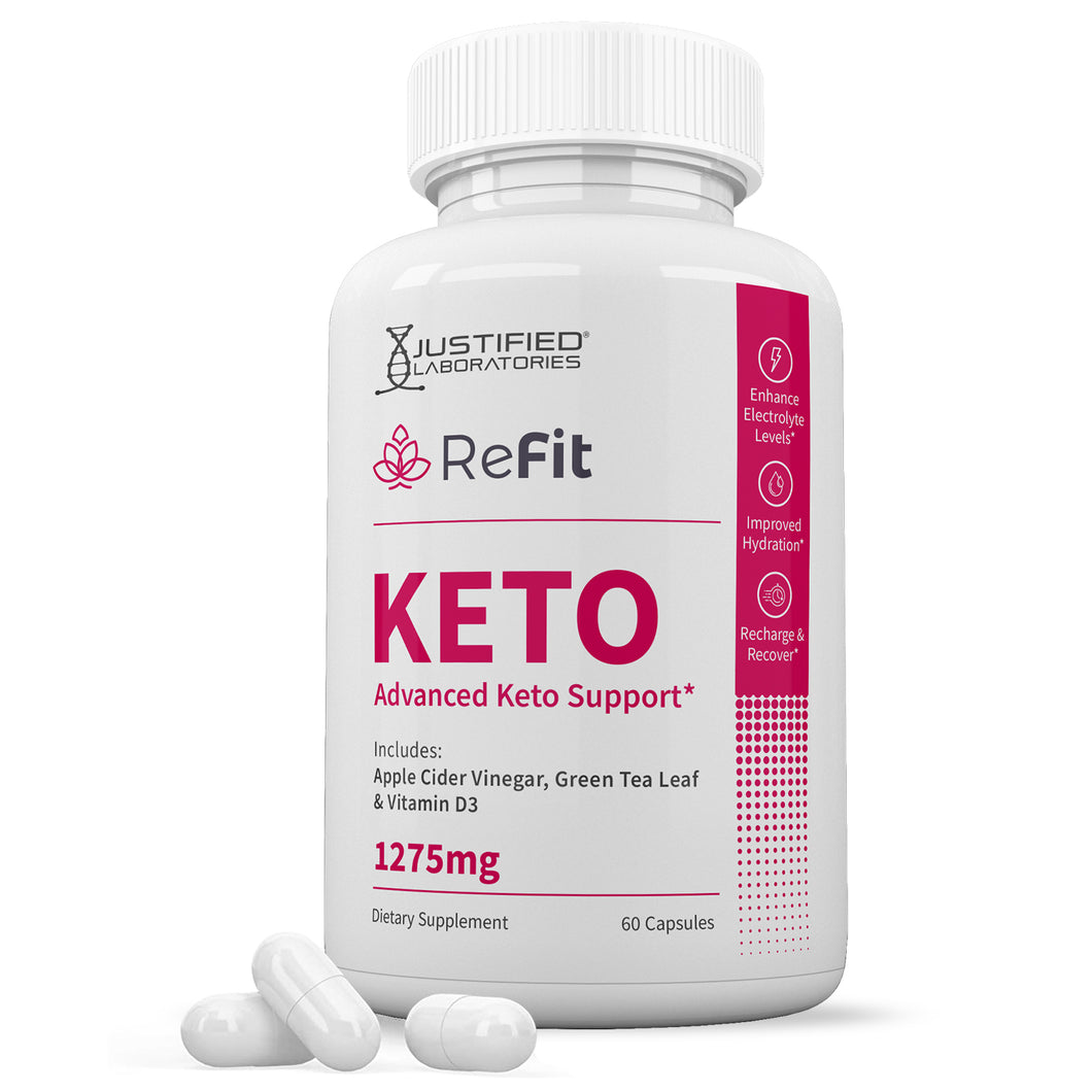 1 bottle of ReFit Keto ACV Pills 1275MG