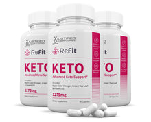 Cargar imagen en el visor de la Galería, 3 bottles of ReFit Keto ACV Pills 1275MG