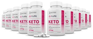 10 bottles of ReFit Keto ACV Pills 1275MG