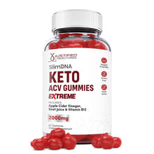 Load image into Gallery viewer, 1 bottle of 2 x Stronger Slim DNA Keto ACV Gummies Extreme 2000mg