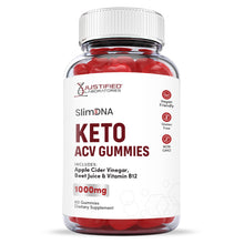 Load image into Gallery viewer, front facing of Slim DNA Keto ACV Gummies 1000MG