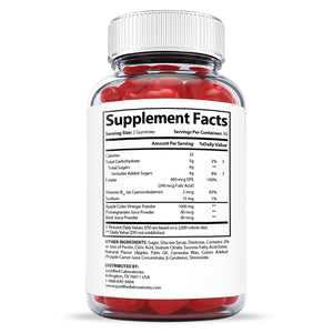 supplement facts of Slim DNA Keto ACV Gummies 1000MG