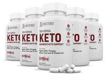 Load image into Gallery viewer, 5 bottles of Slim DNA Keto ACV Pills 1275MG
