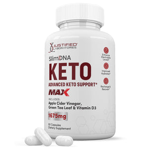 1 bottle of Slim DNA Keto ACV Max Pills 1675MG