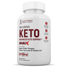 Cargar imagen en el visor de la Galería, Front facing image of Slim DNA Keto ACV Max Pills 1675MG