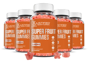 5 bottles of Superfruit Gummies 448MG