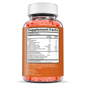 Supplement  Facts of Superfruit Gummies 448MG
