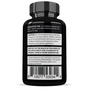 Suggested use and warning of  Savage Grow Max Men’s Health Supplement 1600mg
