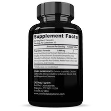 Carica l&#39;immagine nel visualizzatore di Gallery, Supplement  Facts of Savage Grow Men’s Health Supplement 1484mg