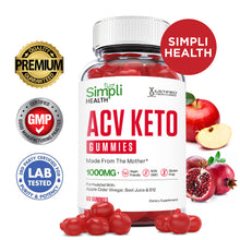 Cargar imagen en el visor de la Galería, Simpli Health Keto ACV Gummies
