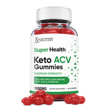 Cargar imagen en el visor de la Galería, 1 bottle of Super Health Keto ACV Gummies
