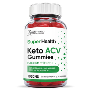 front facing of Super Health Keto ACV Gummies