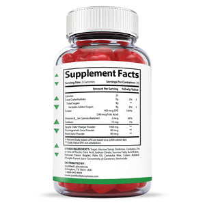 supplement facts of Super Health Keto ACV Gummies