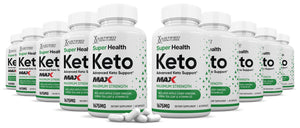 10 bottles of Super Health Keto ACV Max Pills 1675MG